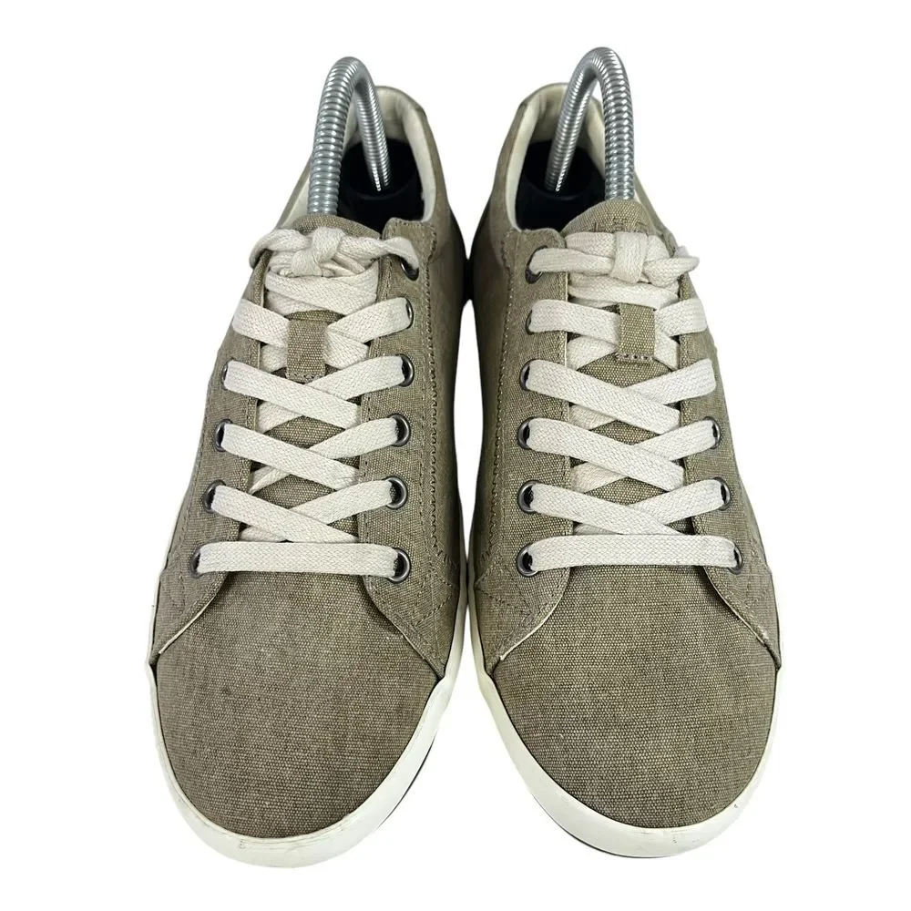 Taos Star Lace Up Canvas Beige Sneakers Shoes Size‎ 9.5